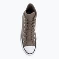 Tenisky Converse Chuck Taylor All Star Faux Leather Hi classic taupe/dark matter 5