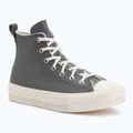 Dámské tenisky Converse Chuck Taylor All Star EVA Lift Platform Leather sharkskin/warm quarry/egret