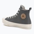 Dámské tenisky Converse Chuck Taylor All Star EVA Lift Platform Leather sharkskin/warm quarry/egret 3