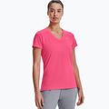 Dámské sportovní tričko Under Armour Tech SSV - Solid 653 růžovo-stříbrné 1255839 3