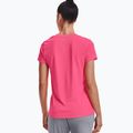 Dámské sportovní tričko Under Armour Tech SSV - Solid 653 růžovo-stříbrné 1255839 4