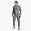 Pánská mikina Under Armour Rival Hoodie pitch gray light heather/onyx white 4