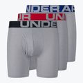 Pánské boxerky Under Armour Charged Cotton 6 in 3 Pack UAR-1363617011