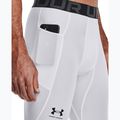 Pánské fitness  legíny Under Armour HeatGear white/black 5