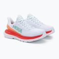 Dámské běžecké boty HOKA Mach 4 white/fiesta 4