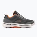 Pánské boty SKECHERS Go Walk Arch Fit Idyllic charcoal/white/orange 2