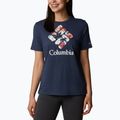 Dámské trekingové tričko Columbia Bluebird Day Relaxed tmavě modré 1934002