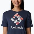 Dámské trekingové tričko Columbia Bluebird Day Relaxed tmavě modré 1934002 4