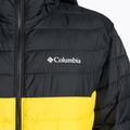 Pánská péřová bunda Columbia Powder Lite Hooded černo-žlutá 1693931 3