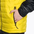 Pánská péřová bunda Columbia Powder Lite Hooded černo-žlutá 1693931 4