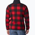 Pánská trekingová mikina Columbia Sweater Weather II Printed mountain red check print 2
