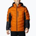 Pánská péřová bunda Columbia Labyrinth Loop Hooded oranžová 1957343