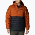 Pánská péřová bunda Columbia Powder Lite Anorak oranžovo-černá 6