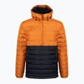 Pánská péřová bunda Columbia Powder Lite Anorak oranžovo-černá