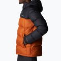 Pánská péřová bunda Columbia Pike Lake Hooded černo-oranžová 1738032 2