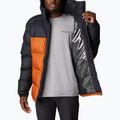 Pánská péřová bunda Columbia Pike Lake Hooded černo-oranžová 1738032 4