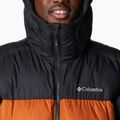 Pánská péřová bunda Columbia Pike Lake Hooded černo-oranžová 1738032 5