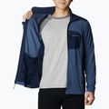 Pánská trekingová mikina Columbia Klamath Range Full Zip tmavě modrá 2013604 6