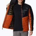 Pánská péřová bunda Columbia Platinum Peak Hooded černo-oranžová 2008611 4