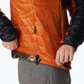 Pánská péřová bunda Columbia Platinum Peak Hooded černo-oranžová 2008611 5