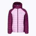 Dětská péřová bunda Columbia Powder Lite Hooded fialová 1802931