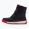 Dětské trekové boty Sorel Whitney II Strap Wp jet/poppy red 8