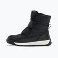 Juniorské sněhule Sorel Whitney II Strap WP black/sea salt 8