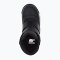 Juniorské sněhule Sorel Whitney II Strap WP black/sea salt 11