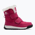 Dětské trekové boty Sorel Whitney II Strap Wp cactus pink/black 7