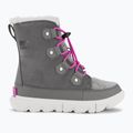 Juniorské sněhule Sorel Sorel Explorer Lace quarry/bright lavender 2