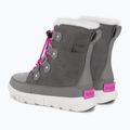 Juniorské sněhule Sorel Sorel Explorer Lace quarry/bright lavender 3