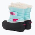 Juniorské sněhule Sorel Snow Commander ocean surf/cactus pink 3