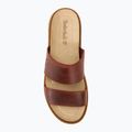 Dámské pantofle Timberland Clairemont Way  dark red full grain 5