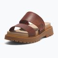 Dámské pantofle Timberland Clairemont Way  dark red full grain 8