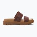 Dámské pantofle Timberland Clairemont Way  dark red full grain 9