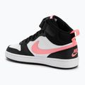 Dětské boty Nike Court Borough Mid 2 black/sunset pulse/white 3