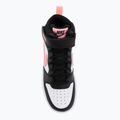 Dětské boty Nike Court Borough Mid 2 black/sunset pulse/white 5