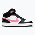 Dětské boty Nike Court Borough Mid 2 black/sunset pulse/white 8