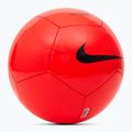 Fotbalový míč Nike Pitch Team bright crimson/black velikost 3  2