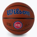 Wilson NBA Team Alliance Detroit Pistons basketbalový míč hnědý WTB3100XBDET