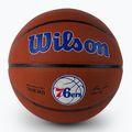 Wilson NBA Team Alliance Philadelphia 76ers basketbalový míč hnědý WTB3100XBPHI