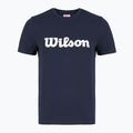 Dámské tenisové tričko  Wilson Team Graphic Script W classic navy script