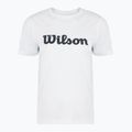 Dámské tenisové tričko  Wilson Team Graphic Script W bright white script