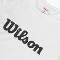 Dámské tenisové tričko  Wilson Team Graphic Script W bright white script 3