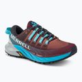 Merrell Agility Peak 4 dámské běžecké boty burgundy-blue J067546