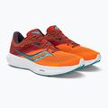 Saucony Ride 16 pánské běžecké boty oranžovo-červené S20830-25 4