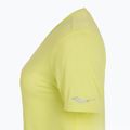 Dámské běžecké tričko Saucony Stopwatch SS sunny lime heather 3