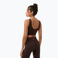 Sportovní podprsenka Sweaty Betty Stamina Seamless Scoop espresso brown 3