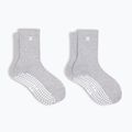 Dámské ponožky Sweaty Betty Pilates Crew Gripper 2 pary light grey marl