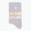 Dámské ponožky Sweaty Betty Pilates Crew Gripper 2 pary light grey marl 2